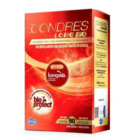 Colágeno Tipo II Condres Long Bio 90 cápsulas