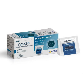 Nazzo 9mg/ml Alto Volume Supera Refil 30 Envelopes de 2,160g Cada