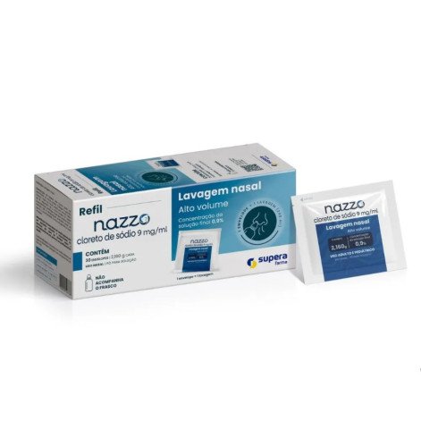 Nazzo 9mg/ml Alto Volume Supera Refil 30 Envelopes de 2,160g Cada