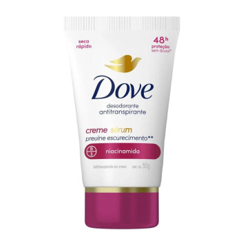 Desodorante Antitranspirante Creme Dove Creme Sérum Feminino 48h Niacinamida 50g