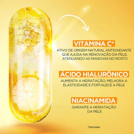 Hidratante Facial Antimanchas Garnier Vitamina C Toque Seco 85g