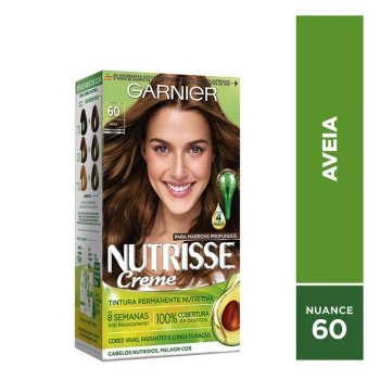 Tinta de Cabelo Permanente Nutrisse Creme - 60 Aveia
