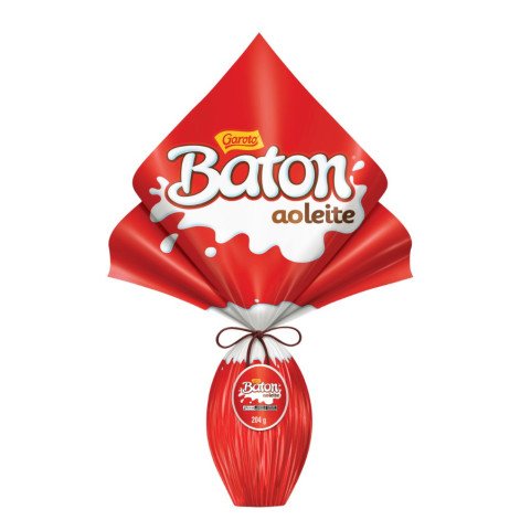 Ovo de Páscoa ao Leite Baton Garoto 204g