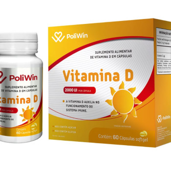 Poliwin Vitamina D 60 Capsulas Softgel