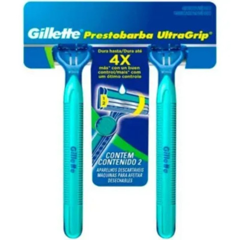 Aparelho de Depilar Gillette Prest Ugrip2 Cab Mov C/2Un Procter & Gamble Procter & Gamble 68506