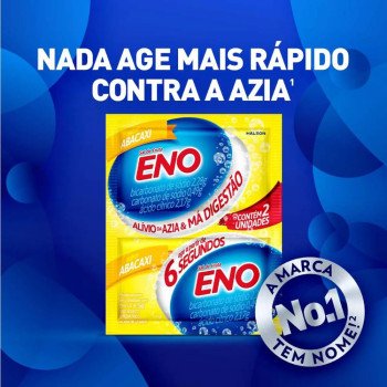 Sal de Fruta Eno Abacaxi Pó Efervescente 5g 2 envelopes