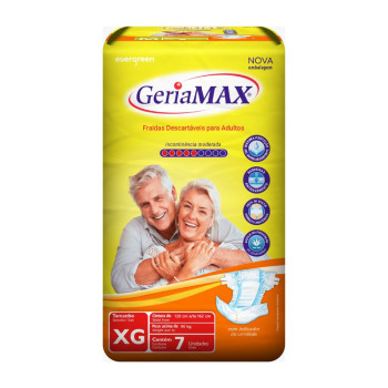 Fralda Descartável para Adulto Xg 7 Un