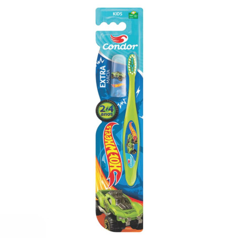 Escova Dental Condor Hotwheels 2 A 4 Anos