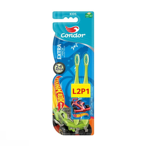Escova Dental Condor Kids Hortwheels L2P1