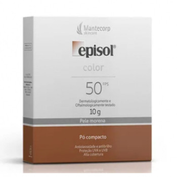 Protetor Solar Facial Episol FPS 50 Tom 3 Pó Compacto 10g