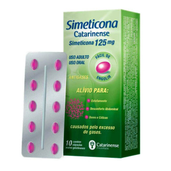Simeticona Catarinense 125Mg 10 Capsulas Gel