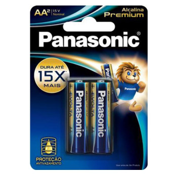 Pilha Alcalina Premium Pequena 2 Unidades