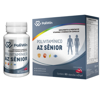 Poliwin Az Senior C/60 Capsulas