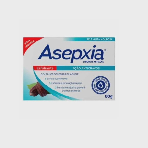 Asepxia Sabonete Ação Anticravos