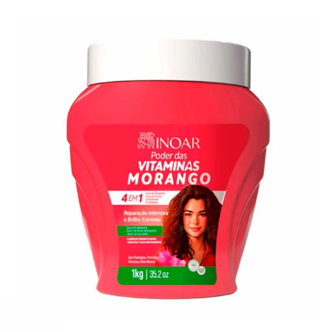 Mascara Capilar Inoar Morango 1Kg