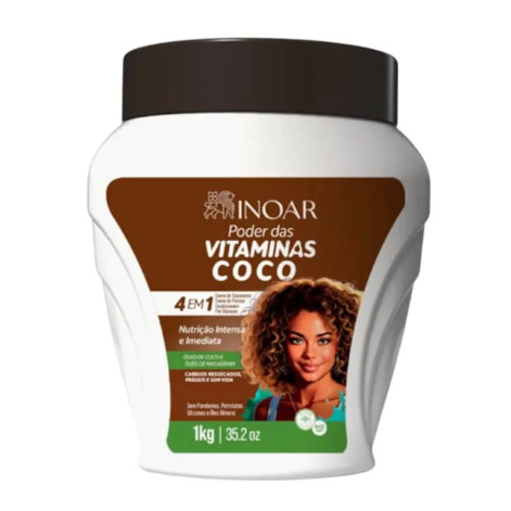 Mascara Capilar Inoar Coco 1Kg