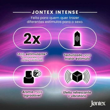 Peservativo Jontex Intense 2 Unidades