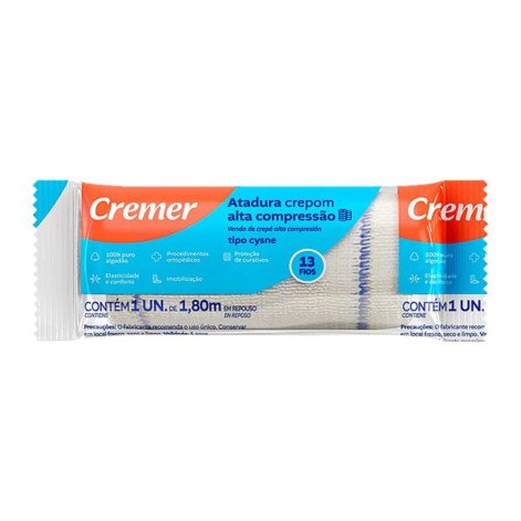Atadura de Crepom Tipo Cysne 13 Fios Cremer - 30cm x 1,80m