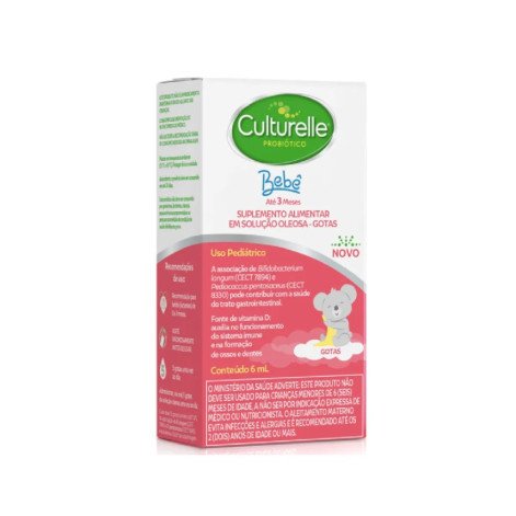  Culturelle Probiótico Bebê Gotas 6ml