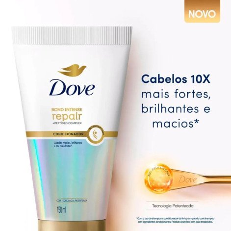 Condicionador Dove Bond Intense Repair + Peptídeo 150ml