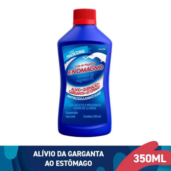 Leite de Magnésia EnoMagno Tradicional Suspensão Oral 350ml