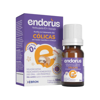  Endorus Solução Gotas 10ml + Seringa Dosadora