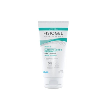  Sabonete Líquido Hidratante Facial Fisiogel Pele Seca e Sensível com 150ml