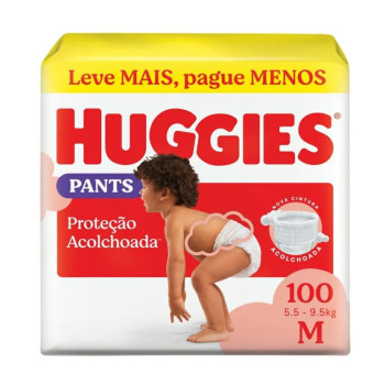 Fralda Roupinha Huggies Supreme Care M 100 Unidades
