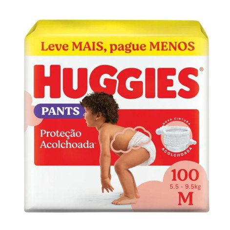 Fralda Roupinha Huggies Supreme Care M 100 Unidades