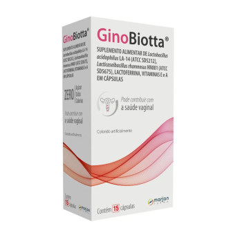 Suplemento Alimentar GinoBiotta 15 Cápsulas