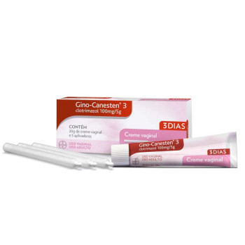 Gino-Canesten Creme Vaginal 100mg/5g 20g + 3 aplicadores