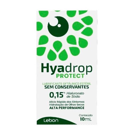 Colírio Hyadrop Protection 10ml Lubrificante Oftálmico Estéril