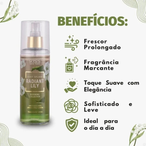 Body Splash Kiss New York Radiant Lily