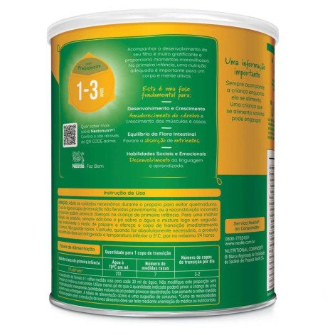  Fórmula Infantil Nestonutri Nestlé 1 a 3 anos 800g