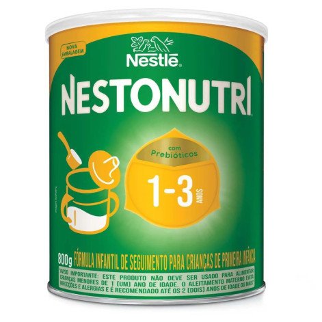  Fórmula Infantil Nestonutri Nestlé 1 a 3 anos 800g