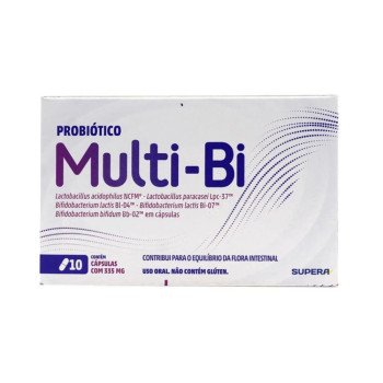 Suplemento Alimentar Multi-Bi Probiótico 10Cps