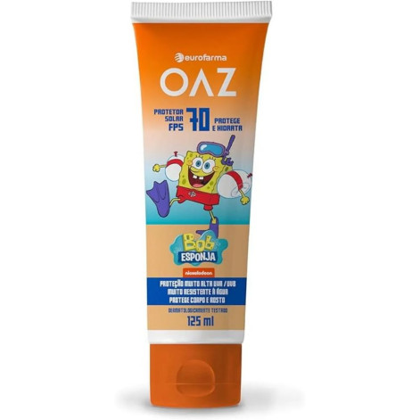 Protetor Solar Oaz Bob Esponja 70Fps 125ML
