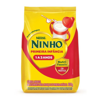 Fórmula Infantil Ninho Fases 1+ Nestlé 1 a 3 anos Sachê 800g