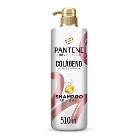  Shampoo Pantene Pro-V Miracles Colágeno Hidrata e Resgata 510ml