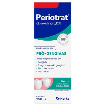 Solução Antisséptica Bucal DentalFresh Periotrat Sabor Menta Com 250ml Kley Hertz