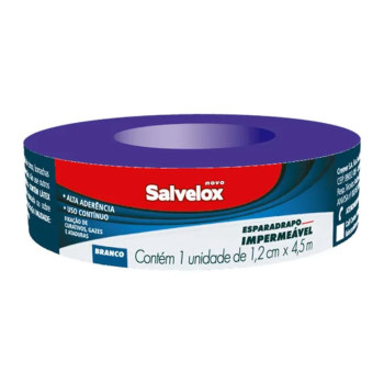  Esparadrapo Impermeável Salvelox 1,2cm x 4,5m