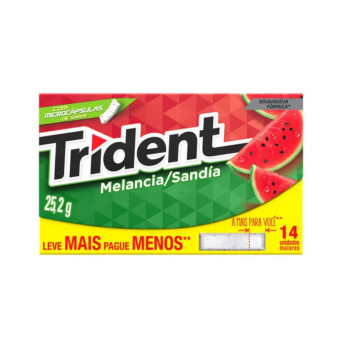 Trident Melancia 14 unidades 