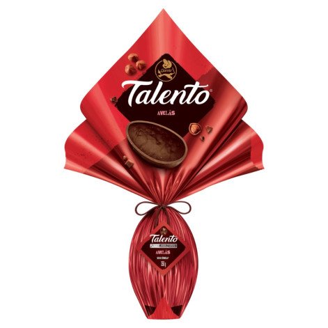 Ovo de Páscoa ao Leite Talento Avelãs Garoto 350g