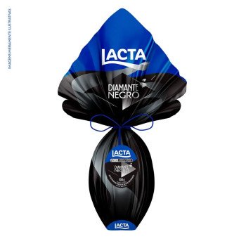 Ovo de Pásco Lacta Diamante Negro 300g