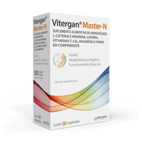  Polivitamínico VItergan Master N 30 comprimidos