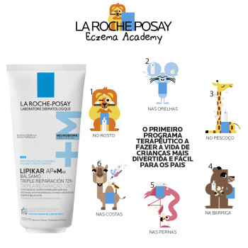 Hidratante Corporal Lipikar Baume AP + Max Pele Muito Seca e Sensivel  200ml