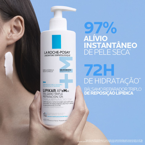 Creme Hidratante Lipikar Baume AP+M La Roche-Posay 400ml
