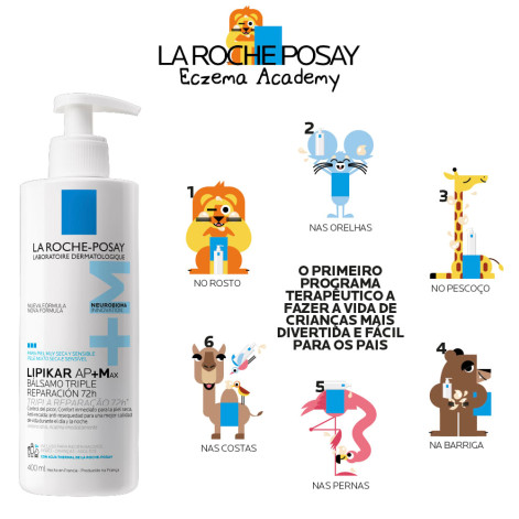 Creme Hidratante Lipikar Baume AP+M La Roche-Posay 400ml