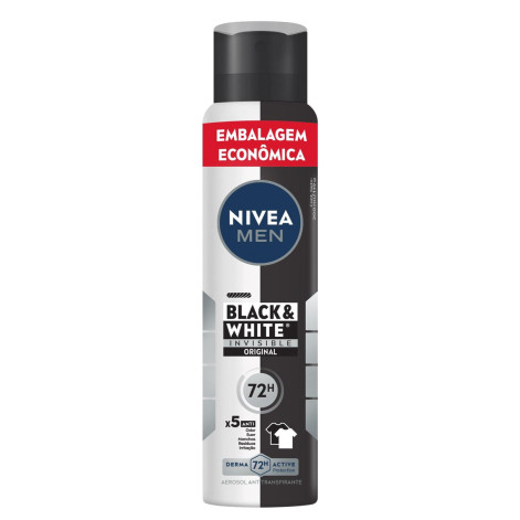Desodorante Aerosol Nivea Masc B/W Inv Emb Eco 200ML