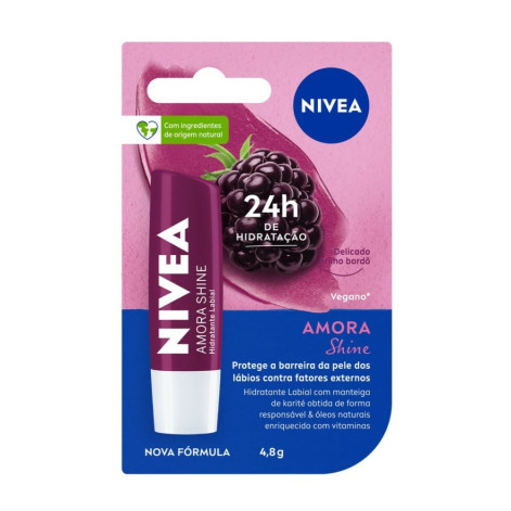 Prot Labial Nivea Amora Shine 5